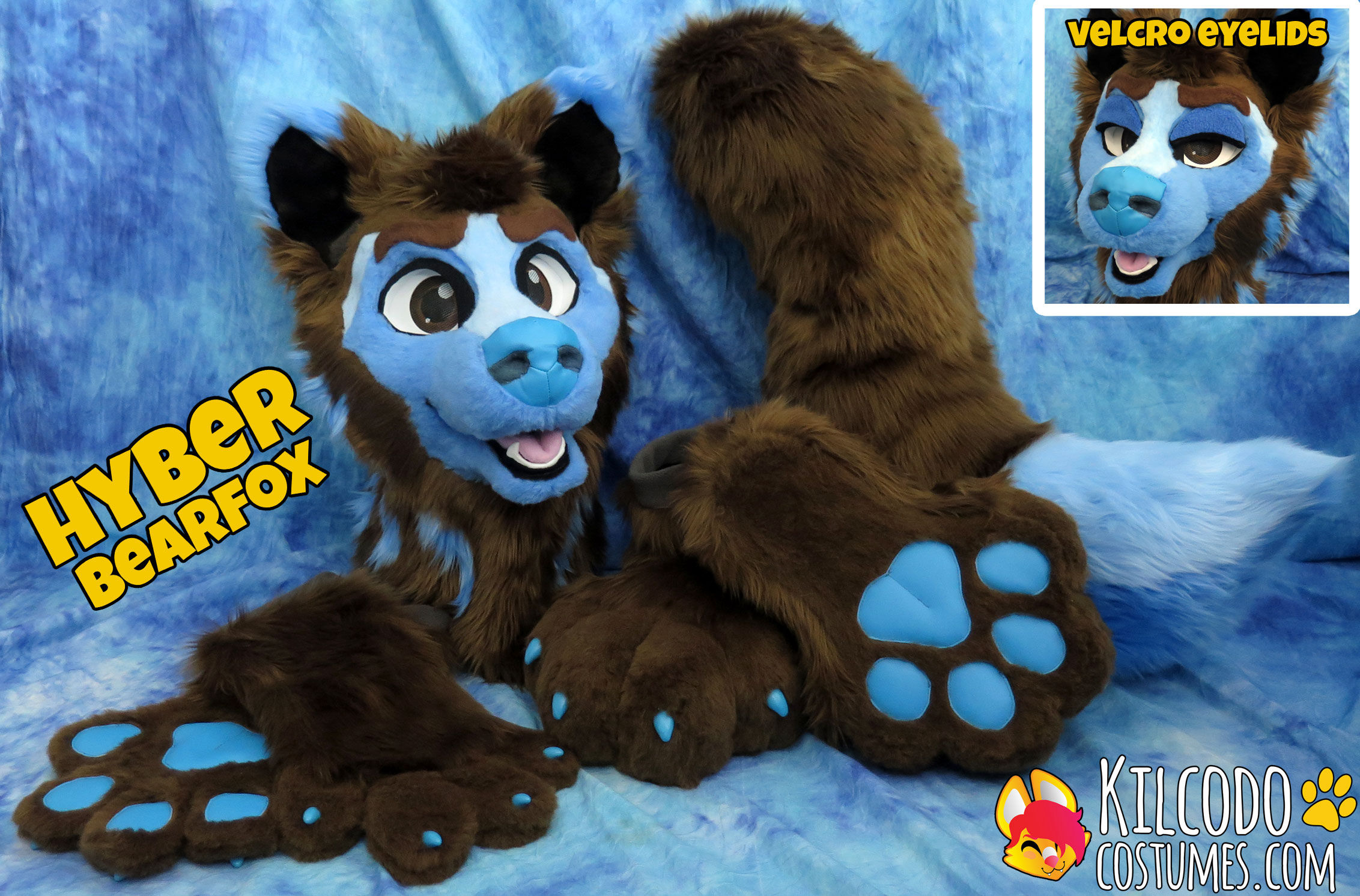 Hyber Bear Fox Fursuit