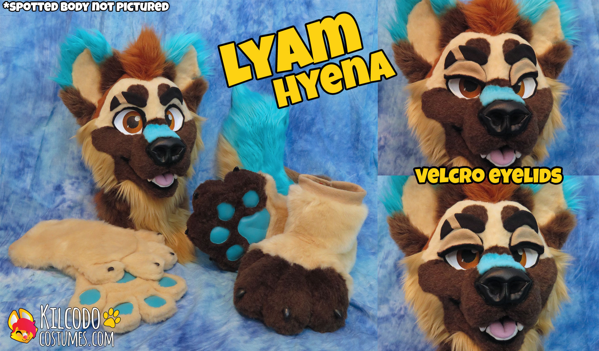 Lyam Hyena Fursuit